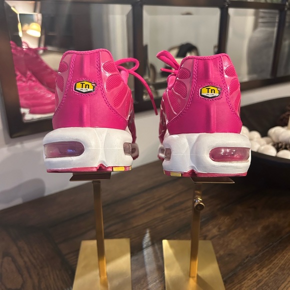 Nike Air Max Plus in a hot pink and white colorway. - Picture 5 of 10